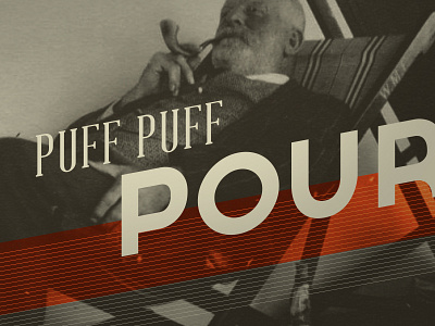 Puff Puff Pour design menu photography vintage whiskey