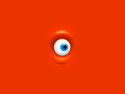 Eye ball emboss eye game icon logo look nosey play saw symbol