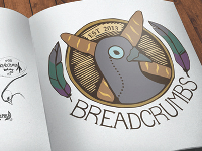 Breadcrumbs Bakery logo branding design graphic logo