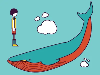 Ficazo Animation Assets animation assets boy clouds colors cute flat whale