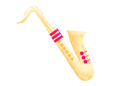 Create Festival festival flat illustration music poster sax saxophone sprinkle