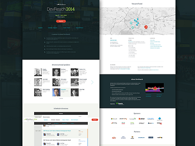 DevReach Main design dev reach layout marin sotirov web web design