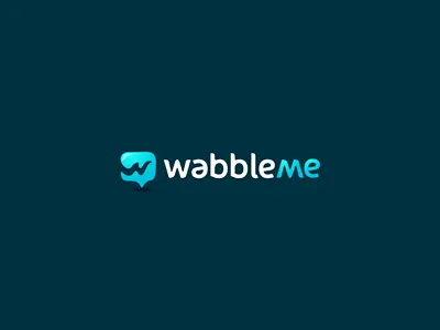 WabbleMe chat logo mark message send sms talk text translate type wabble me wobble