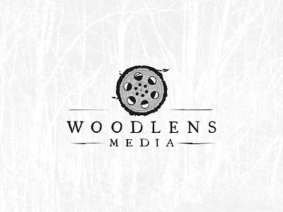 Woodlens Media branding film identity leaf logo media production reel video wood