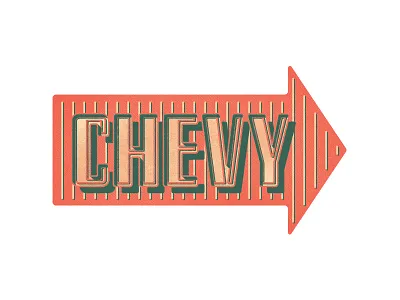Chevy chevy sign