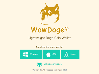 WowDoge website design doge ui web website wow wowdoge