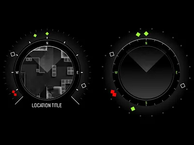 Compass WIP for Game HUD