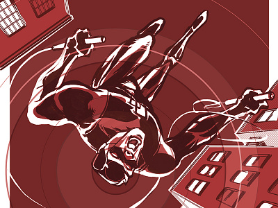Daredevil 50 years comission daredevil