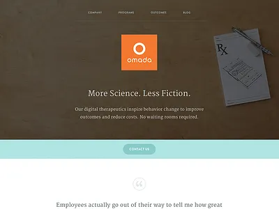 omadahealth.com redesign digital health healthcare omada omadahealth tech website