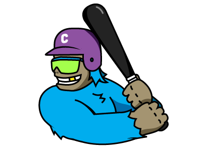 MLB CHAAARLES chaaarles character illustration