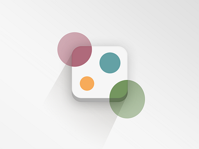 Circular Icon android circles circular clean flat game icon long shadow minimal mobile white