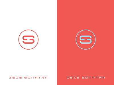 Isis Sonatra Logo burr custom kevin logo logotype mark monogram music nashville negative space pop type