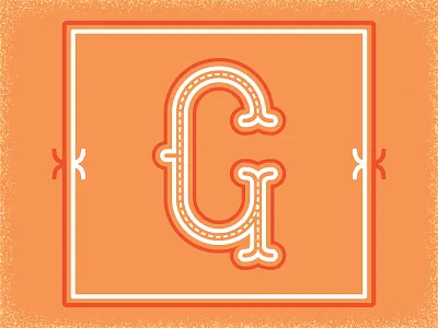 G drop cap dropcap g letter lettering letters type type design