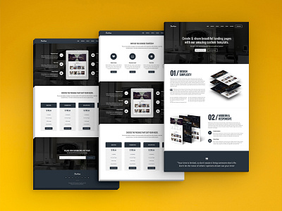 Fourteen - Landing Page apps business company corporate creative landing page launch one page promotion responsive startup web apps