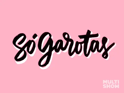 girls only brush girls handwritting lettering logo logotype multishow series