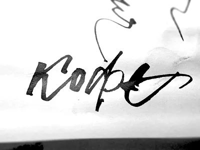 Coffee black calligraphy coffee free ink ruling pen