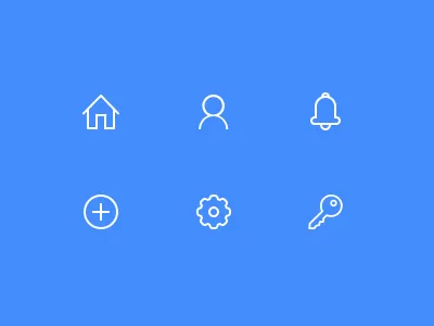 iOS App icons 2px stroke app ui housing.com icons interface ipad toolbar