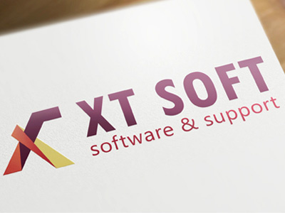 XT logo brand color logo soft