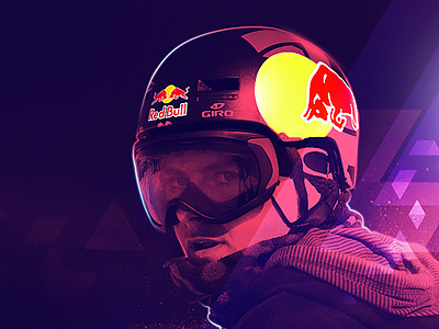 Red Bull Wallpaper effects light photomanipulation polygons purple wallpaper