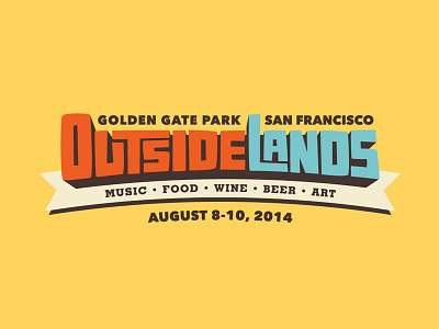 Outside Lands 2014 Logo branding dan kuhlken dkng logo nathan goldman outside lands san francisco vector