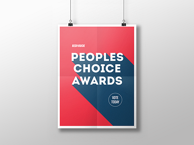 Peoples Choice Poster graphic design illustration poster typography vector