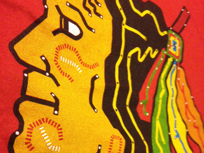 Transit Hawks blackhawks chicago halftone hockey logo map train transit