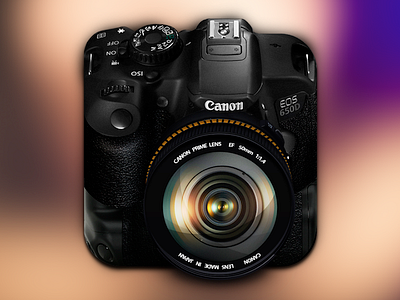 Canon EOS 650D camera canon icon