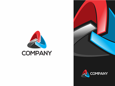 Triangle Logo business community connect consulting entertainment game internet network software technology