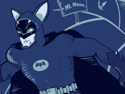 Holy Pokéballs Zubatman! batman cave illustration parody pokemon superhero zubat