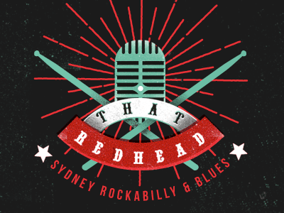 That Redhead animated logo rockabilly