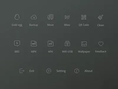 Icons android icon line market mumayi zldesign