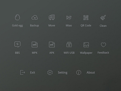 Icons android icon line market mumayi zldesign