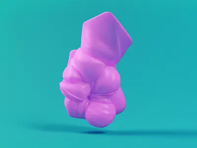 Gum. 3d c4d cinema 4d design gum gum explosion morph render texturing tip vray