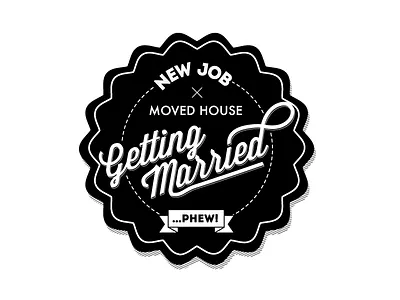 Chris' Card badge typography