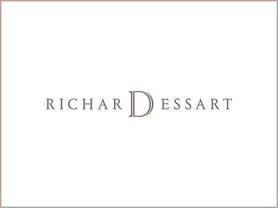 Richard Dessart Logotype belgium branding font identity lettering logo outline portrait serif type typography wordmark