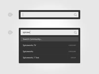Smart Search flow form search smart type ui ux