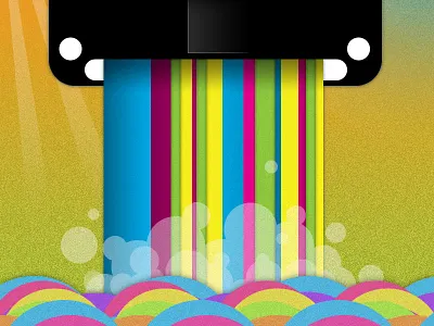Color monster illustration vector web design