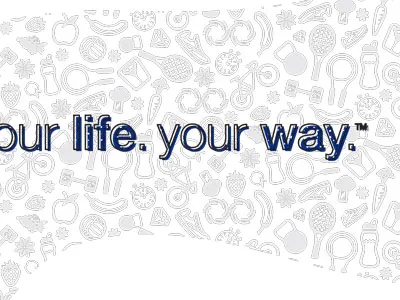 Usana Facebook Cover blue cover facebook health icon science slogan tag usana