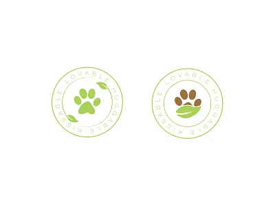 LHK #3 branding dog identity logo mark pet stamp seal wip