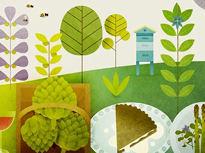 Garden book cover publishing