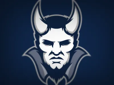 Blue Devils blue devils evils hell logo mascot monster