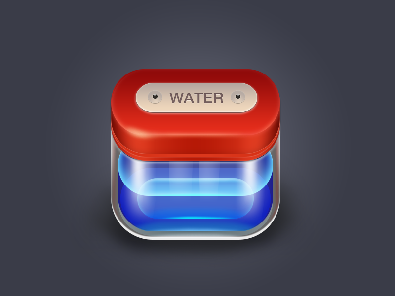 Glass Box Icon by Xiezi_Lee on Dribbble