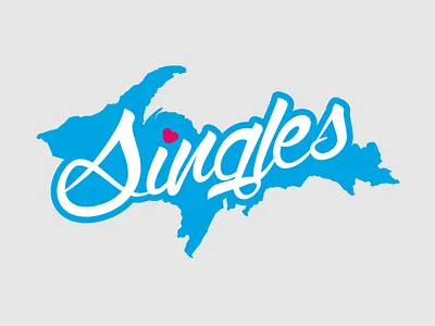 Yooper Singles - Tertiary mark april fools logo upper peninsula yooper yooper singles