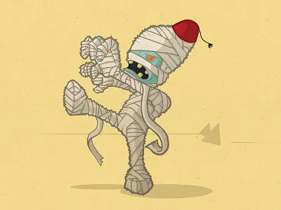 The Mummy desert egypt egyptian illustration mummy