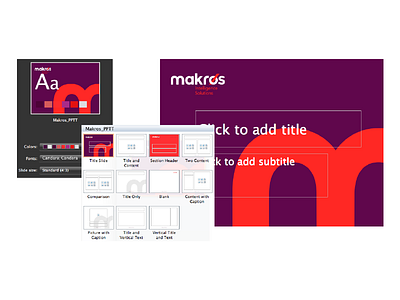 Branding -makros. Intelligence Solutions branding logo logotype naming powerpoint theme real estate