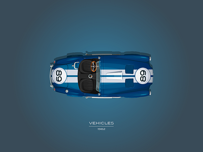 Vehicles / 1962 1962 automobile car cobra ertreo illustrator musclecar retro shelby vehicle