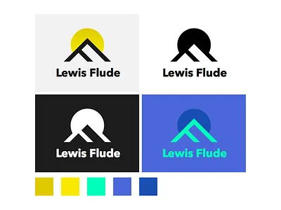 Personal “Top of The Mountain” Logo Variations f icon illustrator logo mountain personal variation