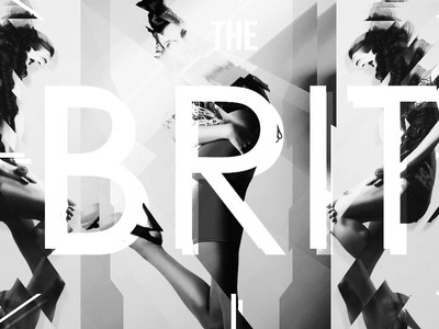 The Brit branding design fashion identity