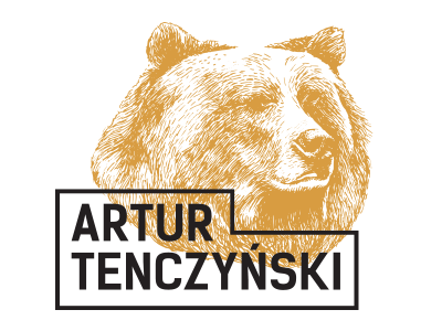 At logo