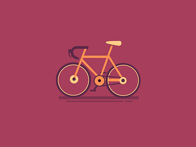 icons for earth day bicycle bike colourful cycle gears illustration minimal road bike